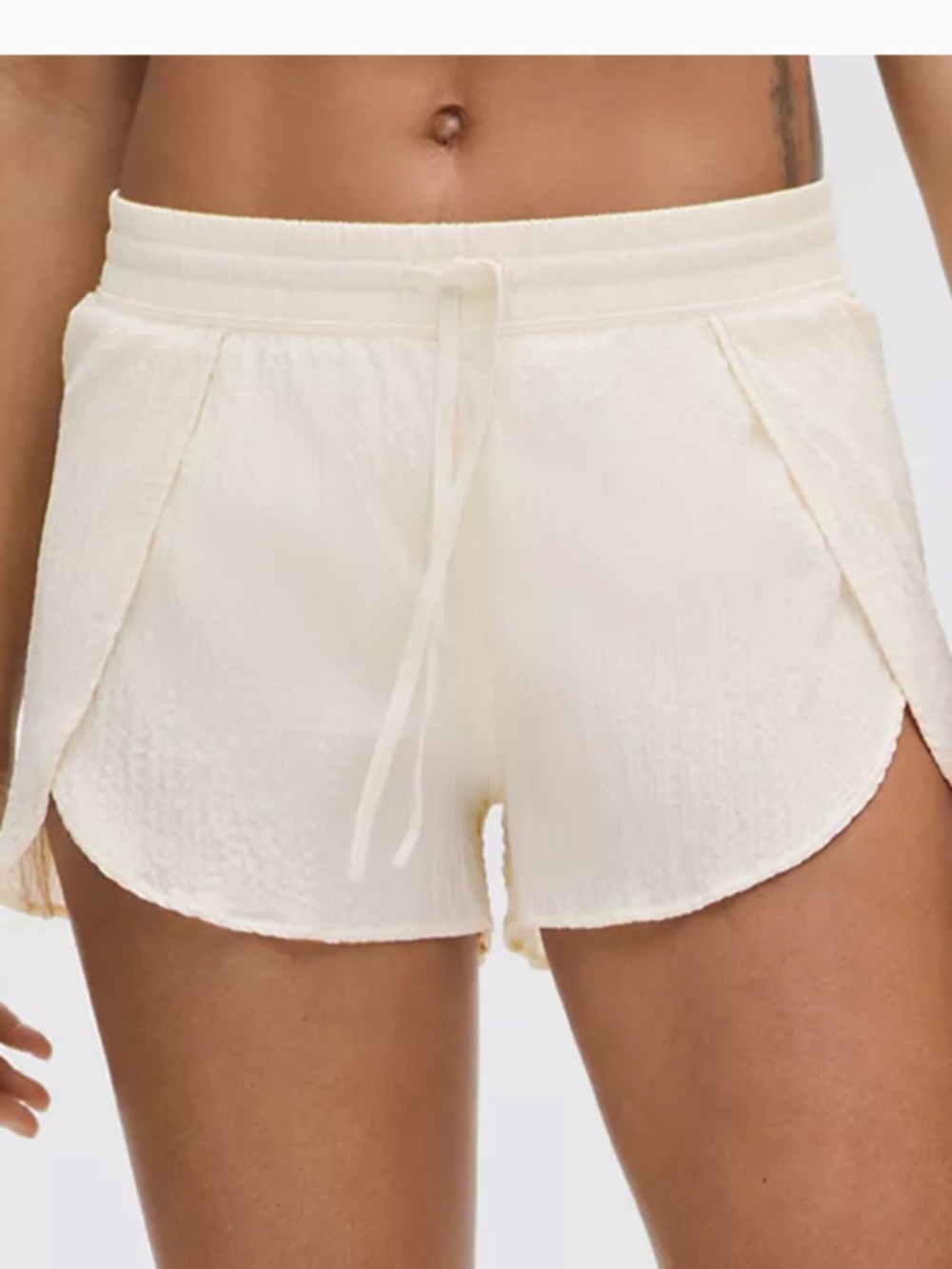 Lululemon Negative Split Textured Run Short 2.5" size S